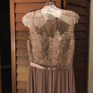 Mauve floor length gown